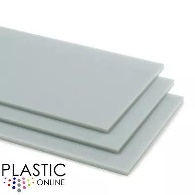 Grey Perspex Acrylic Sheet Colour Plastic Panel Material Cut To Size • £0.99