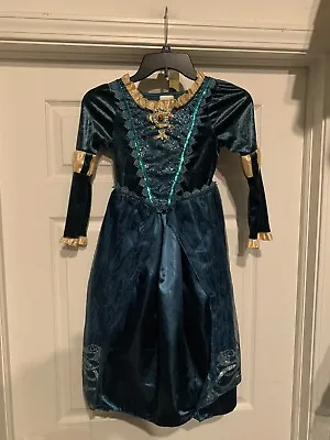 Disney Store Merida Costume Forest Green Brave Child Size Small 5/6 • $29.99