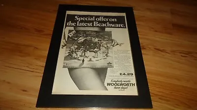 £35 • Buy BEACH BOYS-1980 Framed Original Poster Sized Advert