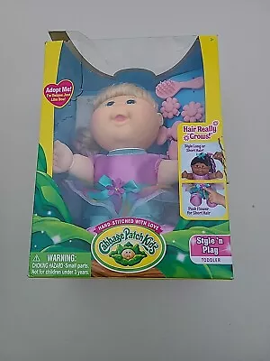 Cabbage Patch Kids Deluxe Toddler Style N Play Hair Styling Fun 11  Doll • $29.97