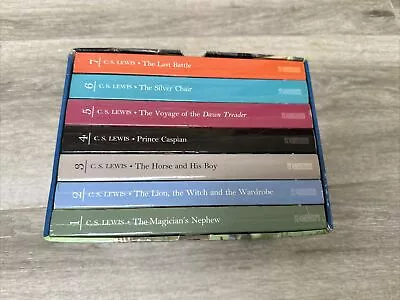 The Chronicles Of Narnia By C S Lewis 7books Set  (Hardcover 2001) Illustrated • £19.99