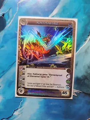 Katharaz Ultra Rare Danian 1st Edition Chaotic TCG English Card NM • $79.99