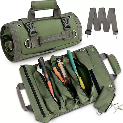 Tool Roll Up Bag Roll Up Tool Bag Organizer For Mechanic Gifts Tool Bag Organ • $18.88