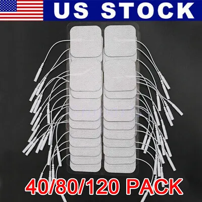120Pack Tens Electrode Pads EMS Replacement Unit 2x2 7000 3000 Muscle Stimulator • $9.89