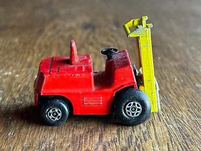 Vintage 1972 Lesney Diecast Metal Matchbox Superfast Car Fork Lift Truck No. 15 • $2