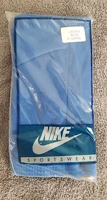 1980's Vintage Nike Men's Light Blue Lined Running Shorts Size X Large • $50