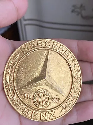 Vintage MERCEDES BENZ 1936 Solid Brass Belt Buckle 1970'S • $14.99