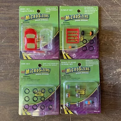 Micro R/C RC Microsizers Original Accessory Lot Of 4 Body Wheels Tuneup • $14.95