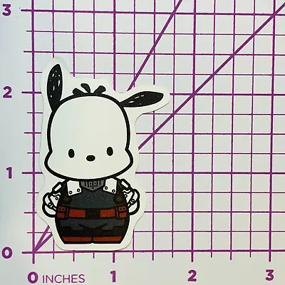 Pochacco  Costume Dress-Up - Sticker Vinyl Decal Sanrio Free Ship &Track • £3.79