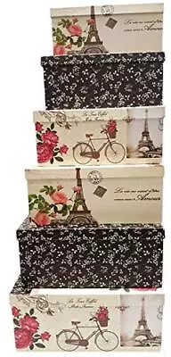 Alef Elegant Decorative Themed Extra Large Nesting Gift Boxes -6 Boxes- Nesting • $237.04