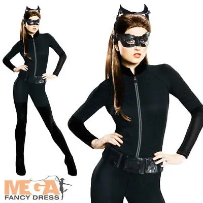 £29.99 • Buy Catwoman Ladies Fancy Dress Adults Batman Superhero Womens Halloween Costume