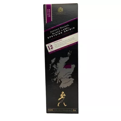 Johnnie Walker 12 Year Old Black Label Speyside Origin 700mL • $148.88