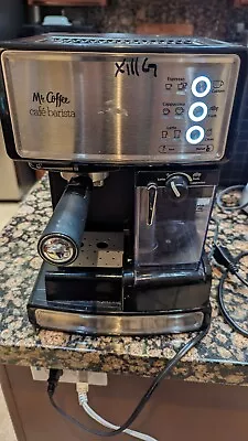 Mr. Coffee BVMC-ECMP1000-RB Café Barista Espresso And Cappuccino Maker -... • $40