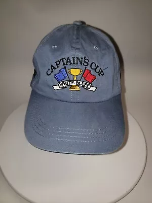 Captain's Cup White Bluff Strapback Hat Cap Texas OG Vintage 2004  • $9.95