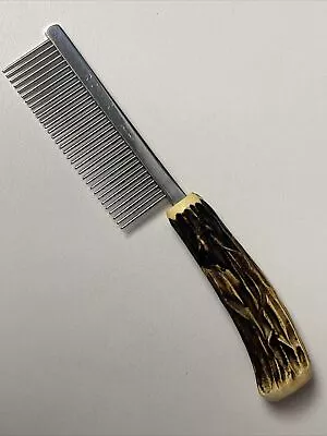 Vintage Metal Comb Richter Made In England With Faux Bone Handle • $19.99