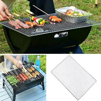 Outdoor Galvanize Iron Grid Cooking Replacement Net BBQ Grill Wire Mesh Rack  • £8.95