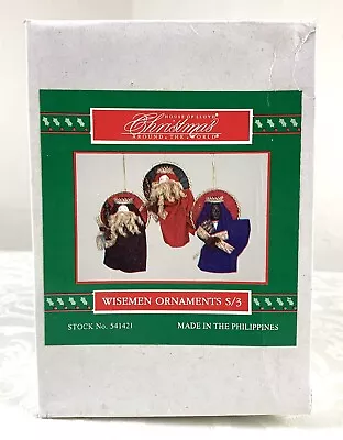 Christmas Around The World   WISE MEN -- 3 KINGS ORNAMENTS  #541421  New/Vintage • $21.25