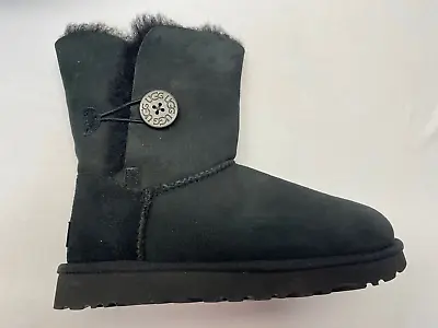 UGG Women's Bailey Button II ( New Without Box ) ( Black 7 ) • $80