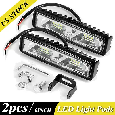 2pcs 6  LED Marine Spreader Deck/Mast Work Lights For Boat Flood Light Bar US • $2.25