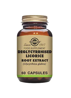 Solgar Deglycyrrhised Licorice Root Extract 60's • £19.50