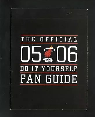 Miami Heat--2005-06 Fan Guide/Schedule--Bud Light • $1.25