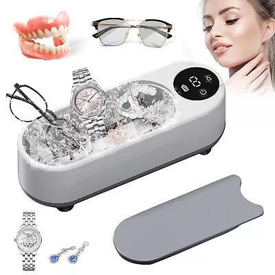 45KHz Digital Ultrasonic Cleaner Ultra Sonic Water Bath Jewellery Watch Cleaning • £17.92