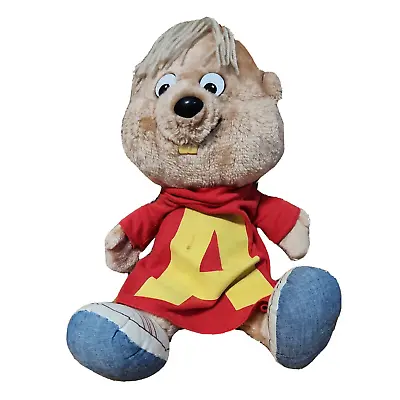 Vintage Alvin And The Chipmunks Pull String Talking 18   Voice Is Cracked • $16.06