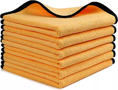 Microfiber Cleaning Cloth Towel Rag For Detailing Waxing Car Wash Polishing6Pcs • $14.31