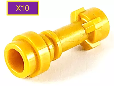 Lego Minifigure Lightsaber Hilts Pearl Gold Star Wars Weapon Utensil Handle X10 • $4.64