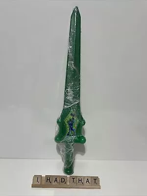 Vintage 1980s Brazil MOTU He-man 18  Green Plastic Power Sword • $49.99