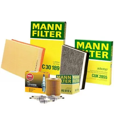 Mann Filters & NGK Spark Plugs Ignition Tune Up Kit For Volvo S60 S80 V70 XC70 • $67.95