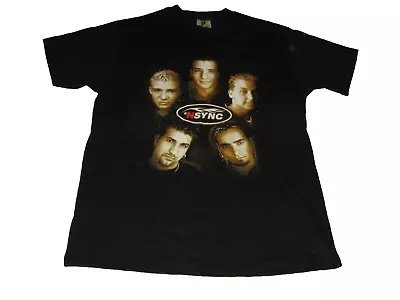 Vintage NSYNC Winterland Men's Concert Tour T Shirt Medium Black • $55