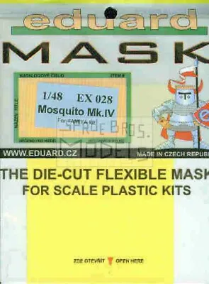 EDUEX028 1:48 Eduard Mask - Mosquito Mk IV (TAM Kit) #EX028 • $13.24