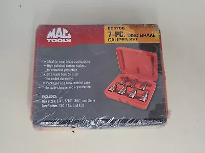 New Sealed Mac Tools # Bcs700 7 Piece Disc Brake Caliper Set • $59.98