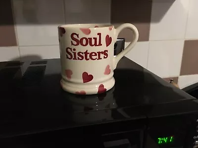 £39 • Buy Emma Bridgewater Pink Hearts Soul Sisters 1/2 Pint Mug