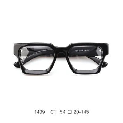 Deluxe Thick Acetate Retro Full Rim Eyeglass Frames Square Spectacles Glassses • $19.43