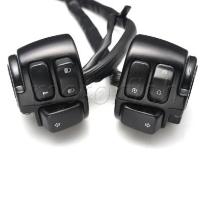 $39.99 • Buy 1  Hand Control Switch Housing&Caps&Wiring Harness For Harley XL883 Dyna Softail