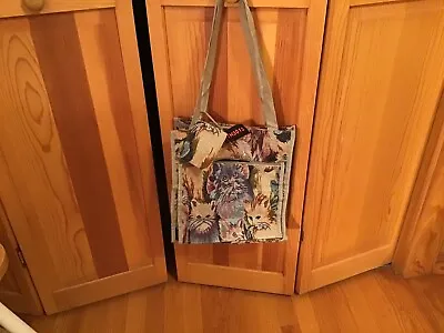 Vintage Cat Tapestry Tote With Change Purse • $20