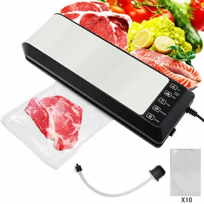 $29.57 • Buy Commercial Vacuum Sealer Machine Seal A Meal Food Saver System With Free Bags