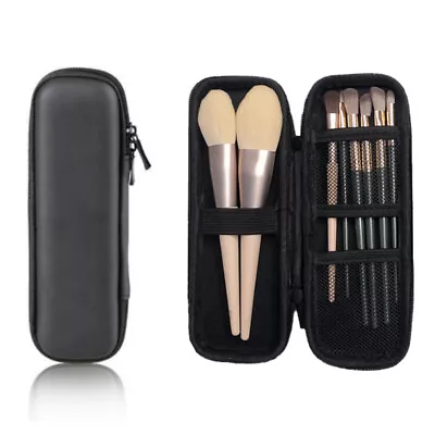 Women Makeup Brush Case Pure Black Small Cosmetic Bag Beauty Tool Storage  C2 C~ • $8.31