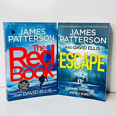 James Patterson Black Book Series Books 2 & 3: The Red Book & Escape - Large PBs • $24.95