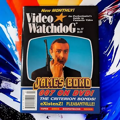 VIDEO WATCHDOG #57 James Bond Sean Connery Shirley Eaton Goldfinger FREE SHIP • $33.99