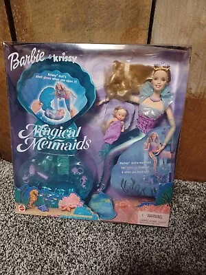 Vintage 2000 Magical Mermaids Barbie & Krissy Dolls  Mattel Barbie Seashells • $88.95