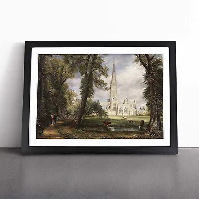 Salisbury Cathedral Vol.1 By John Constable Wall Art Print Framed Canvas Picture • £24.95