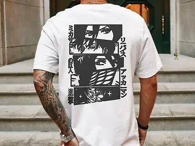 Attack On Titan T Shirt  Eren Yeager Anime Shirt Manga Gift Mens T Shirt • £15