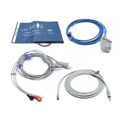 Philips MP2 Accessories Kit Bundle - Cuff Hose SpO2 ECG - Same Day Shipping • $90.45