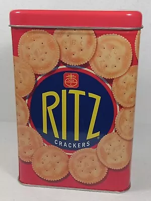 Nabisco Ritz Cracker Tin Vintage 1994 Empty Collectors Tin  8.75 L  X 6 W X 5 H • $16.15