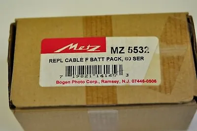 Metz Replacement Power Cord MZ 5532 For The 60 Series Flash. NEW OLD STOCK • $12