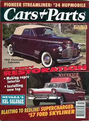 1993 Cars & Parts Magazine: 1941 Chevrolet Cabriolet/1957 Ford Skyliner • $4.50