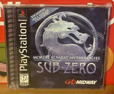 Mortal Kombat Mythologies: Sub Zero (Sony PlayStation 1 1997) Complete • $52.50